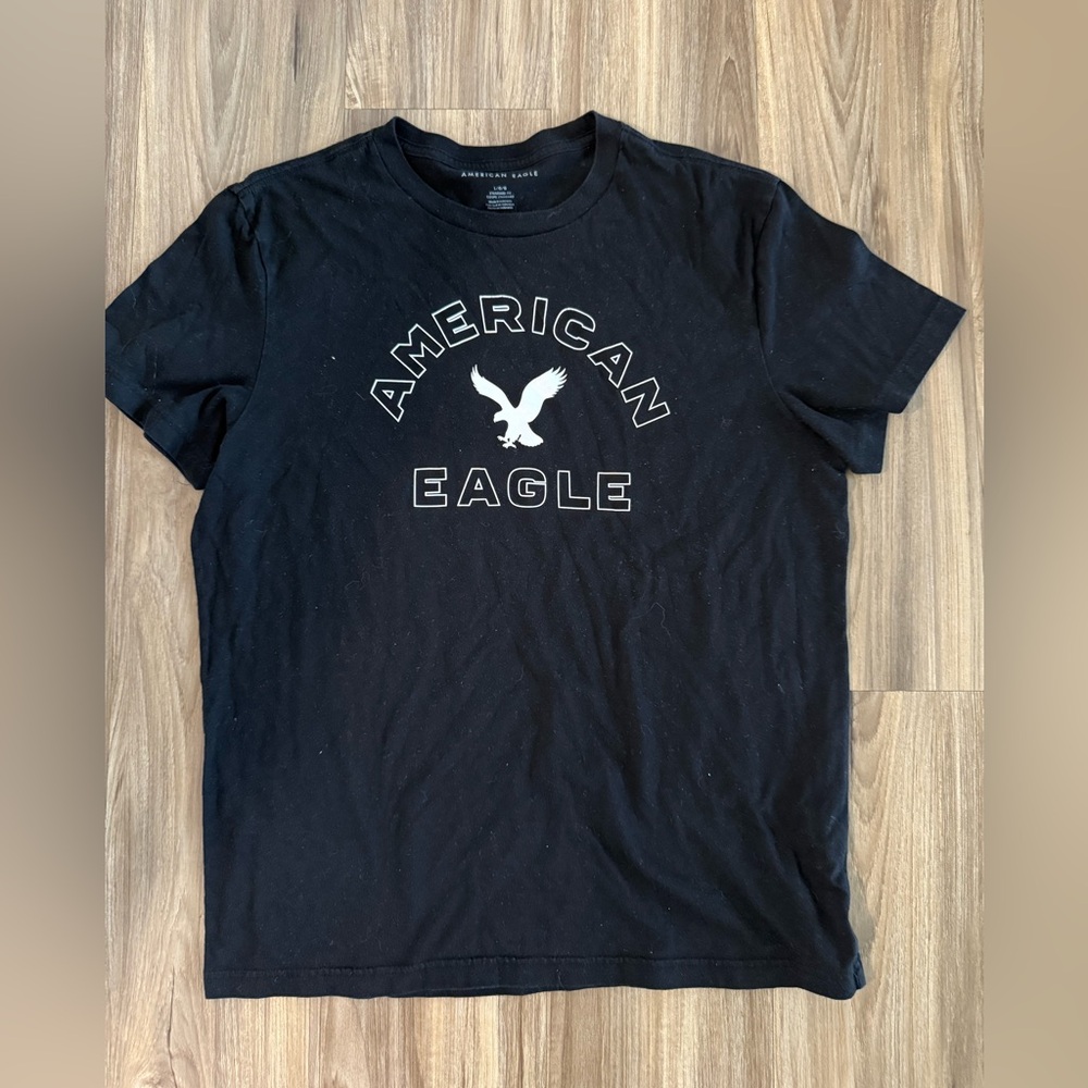 American Eagle Outfitters Black Graphic Tee